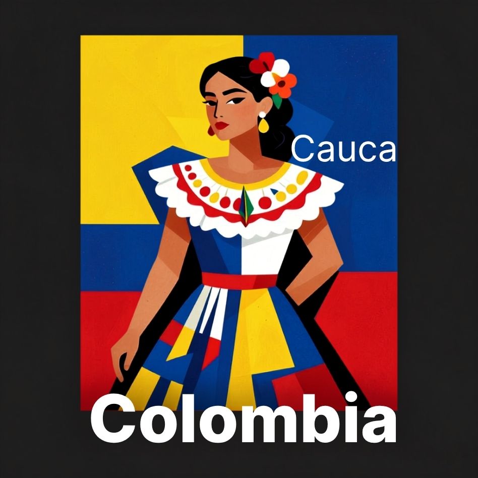 Colombia-Cauca Reserve-Yıkanmış