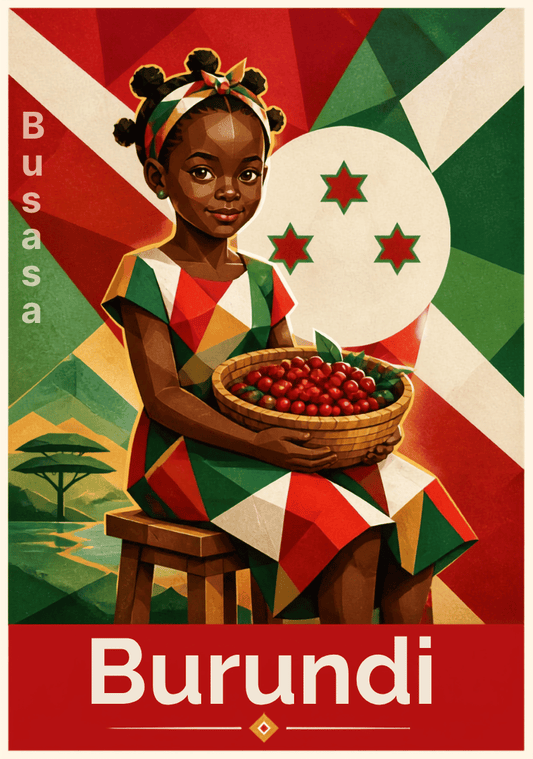 Burundi-Busasa (Yıkanmış)